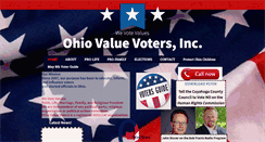 Desktop Screenshot of neohiovaluesvoters.com
